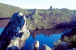 Ruines de la forteresse médiévale de Crozant en Creuse